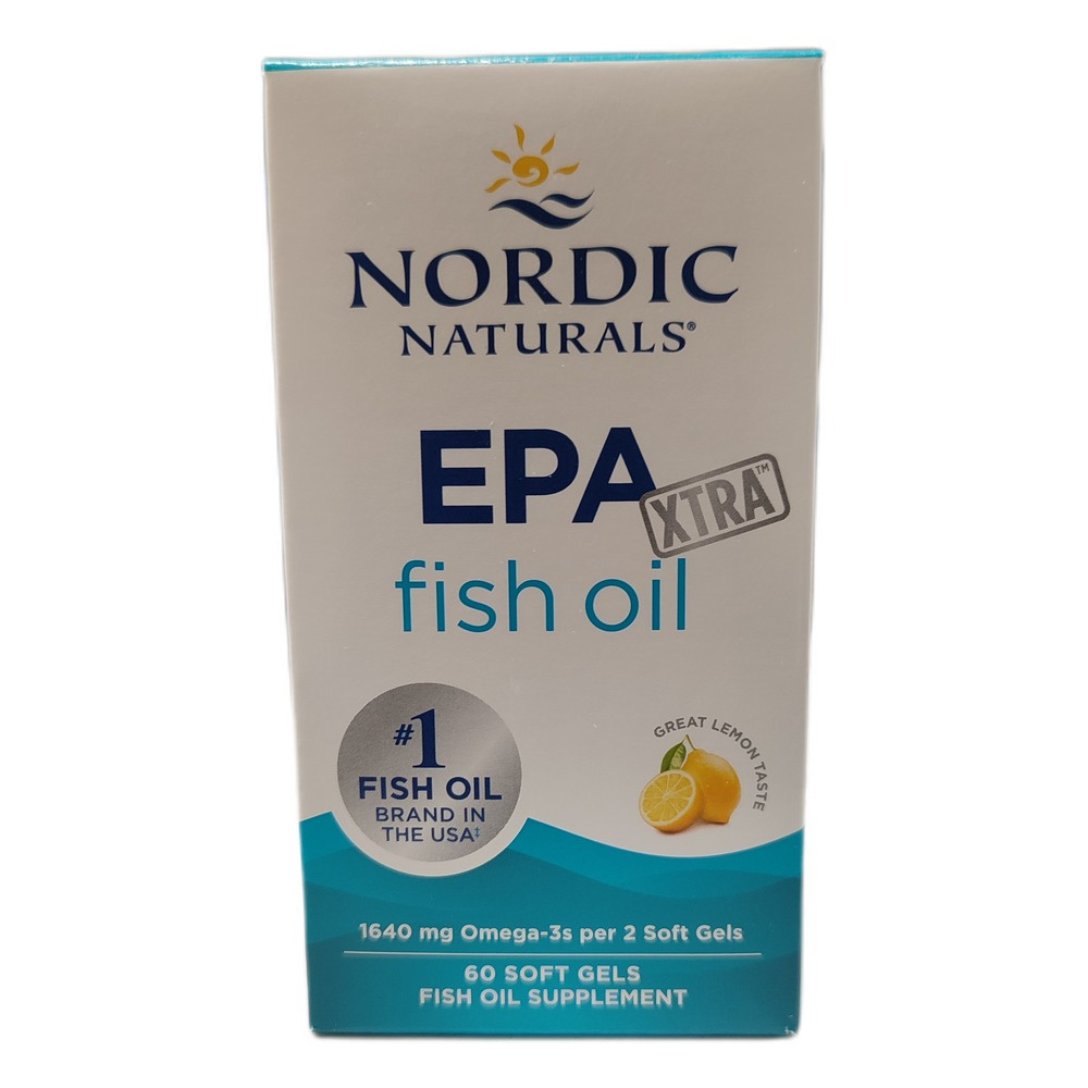 Nordic Naturals EPA Xtra Olej Rybny 1640mg Cytryna 60 Kapsułek