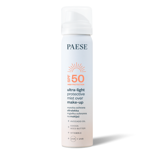 Paese Ultralekka Mgiełka Ochronna na Makijaż SPF50 75ml