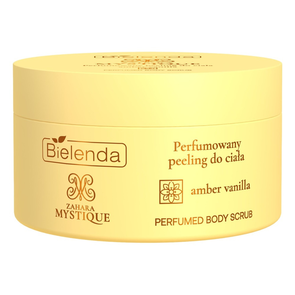 Bielenda ZAHARA MYSTIQUE Perfumowany peeling do ciała - amber vanilla 250g