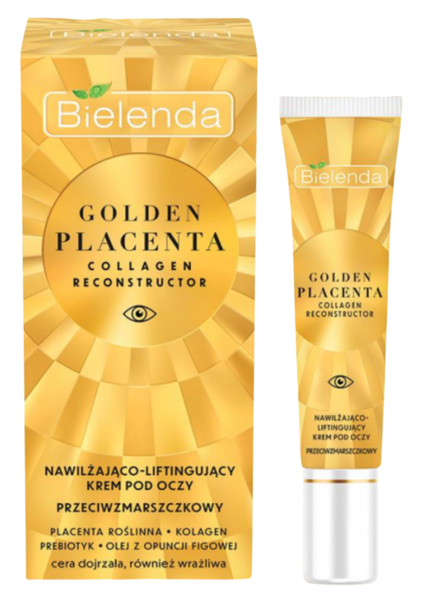 Bielenda Golden Placenta Collagen Reconstructor Nawilżająco-Liftingujący Krem pod Oczy 15ml