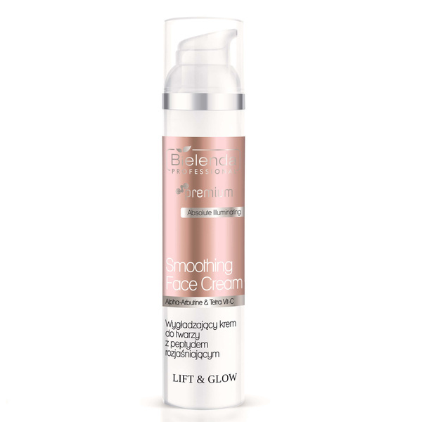 Bielenda Professional Lift & Glow Wygładzający Krem do Twarzy z Peptydem Rozjaśniającym 100ml