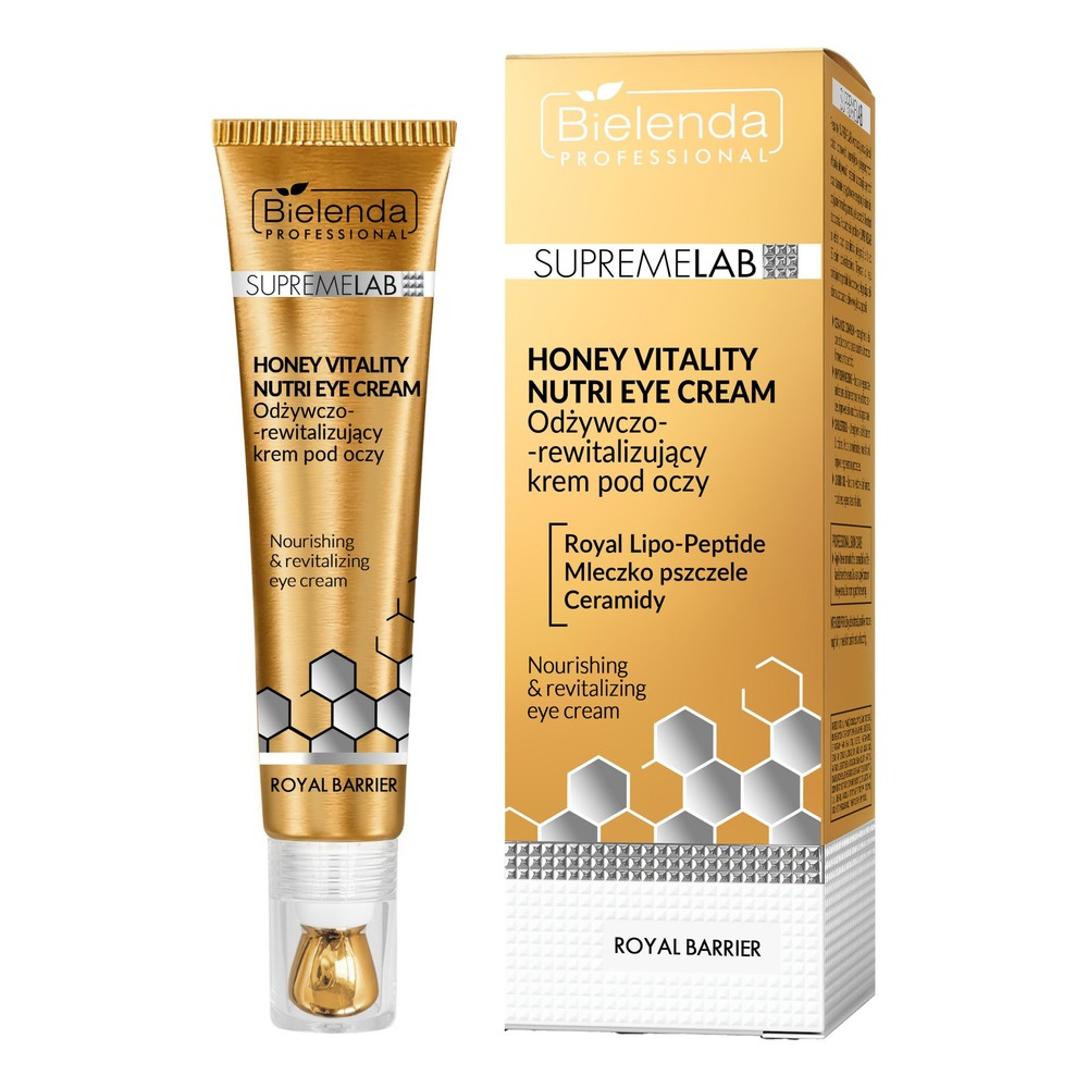 Bielenda Professional Royal Barrier Honey Vitality Odżywczo-Rewitalizujący Krem pod Oczy 15ml