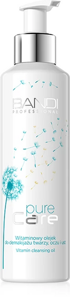 Bandi Pure Care Lekki Witaminowy Olejek do Demakijażu Twarzy Oczu i Ust dla każdego Rodzaju Skóry 170ml