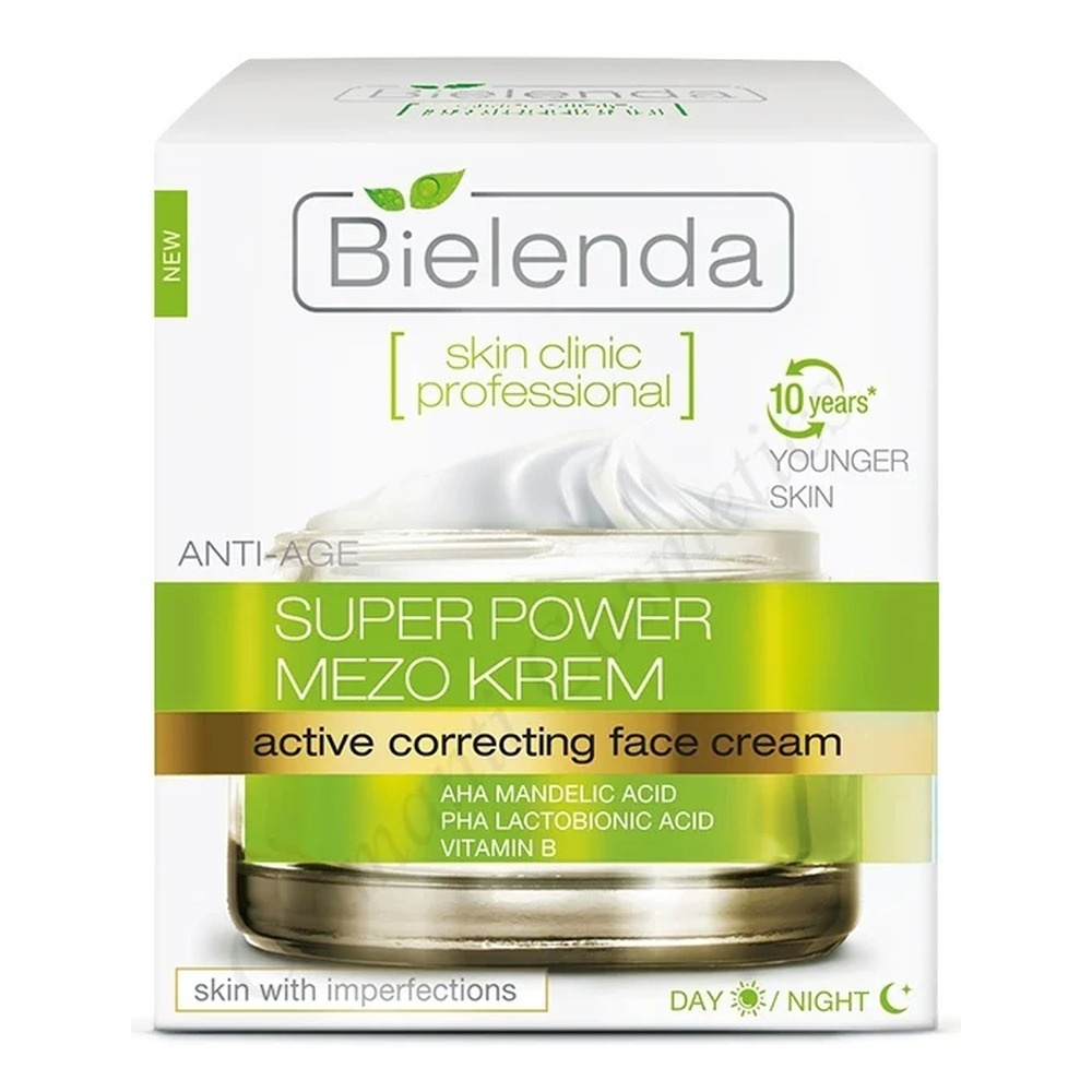 Bielenda Skin Clinic Professional Krem Korygujący na Dzień i na Noc do Cery z Niedoskonałościami 50ml