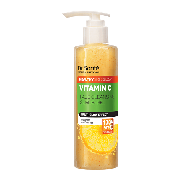 Dr.Sante Vitamin C Oczyszczający Peeling - Żel do Mycia Twarzy dla każdego Rodzaju Skóry 200ml