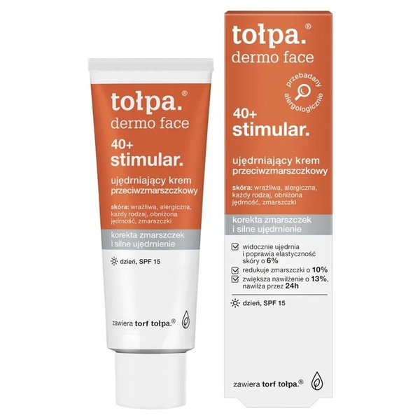 Tolpa Dermo Face Stimular 40+ Przeciwzmarszczkowy Krem na Dzień SPF15 40ml