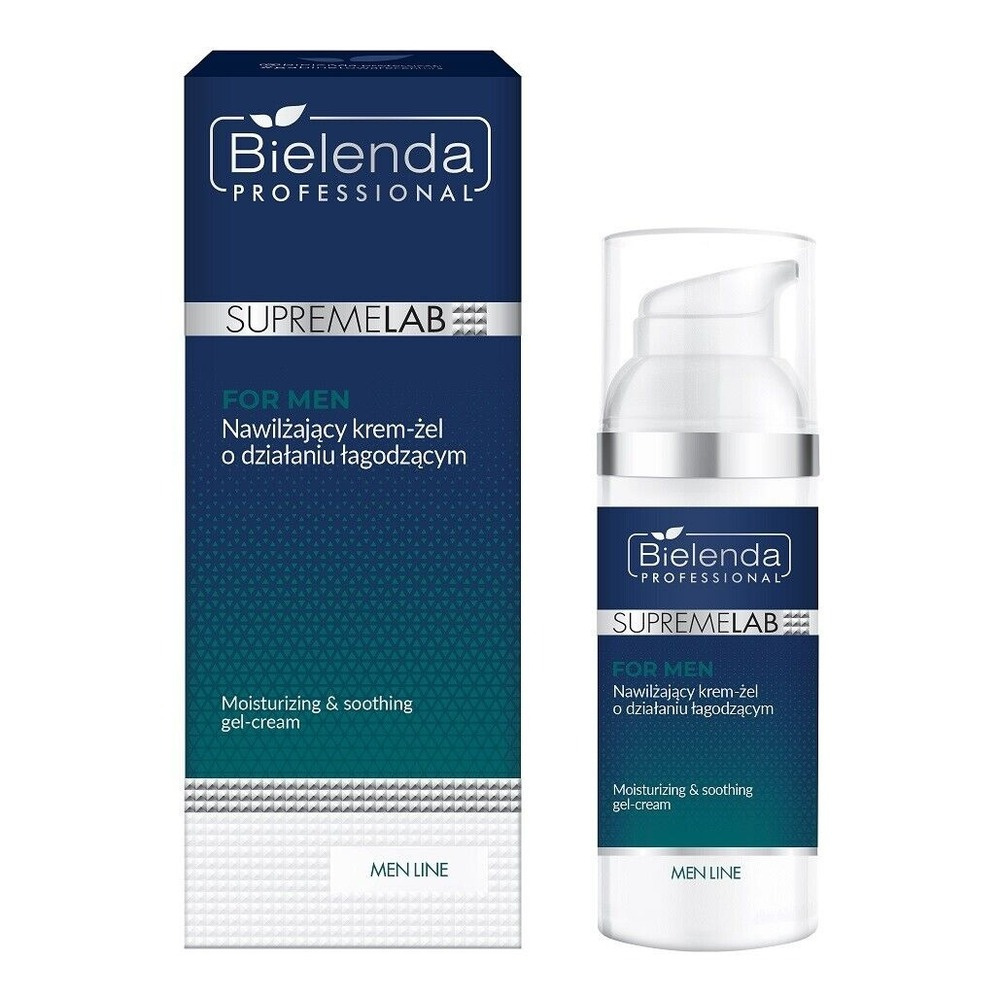Bielenda Professional SupremeLab Men Line Nawilżający Krem-Żel Łagodzący 50ml