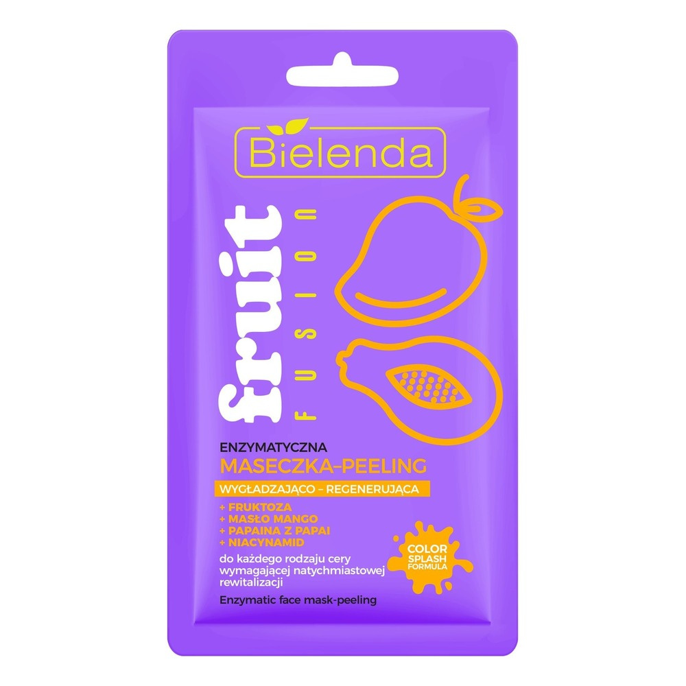 Bielenda Fruit Fusion Enzymatyczna Maseczka-Peeling Wygładzająco-Regenerująca 8g