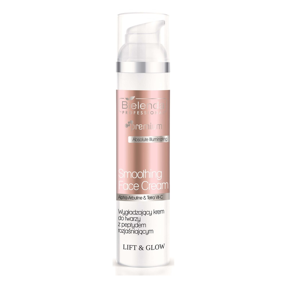 Bielenda Professional Lift & Glow Wygładzający Krem do Twarzy z Peptydem Rozjaśniającym 100ml
