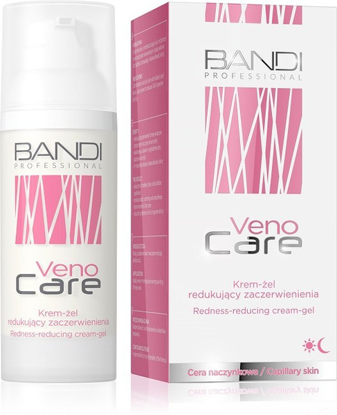 Bandi Veno Lekki Krem-Żel Redukujący Zaczerwienienia dla Cery Naczynkowej i Trądziku Różowatego 50ml