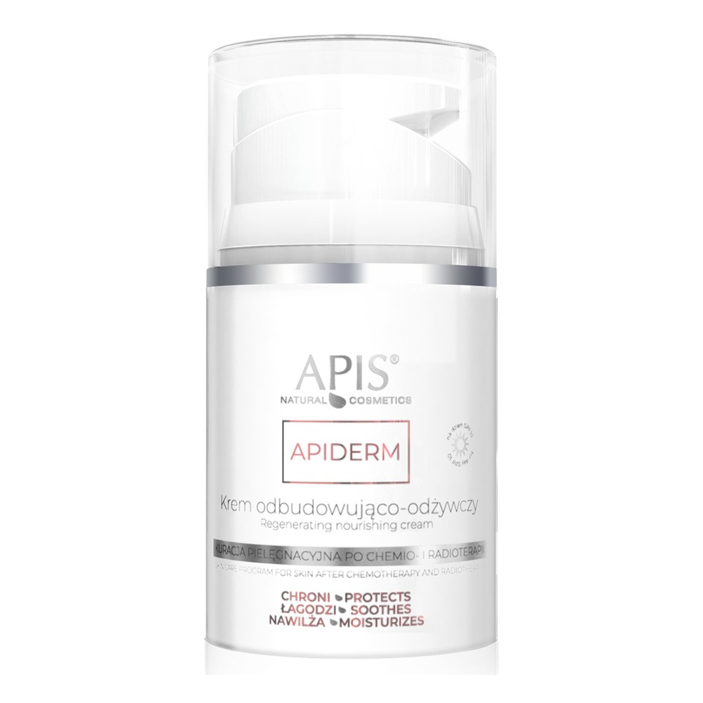 Apis Apiderm Krem Odbudowująco-Odżywczy SPF10 dla Suchej Skóry 50ml