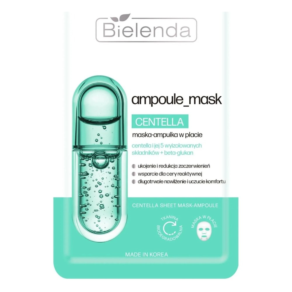 Bielenda Ampułkowa Maska Cantella Płat Maseczka 1pc