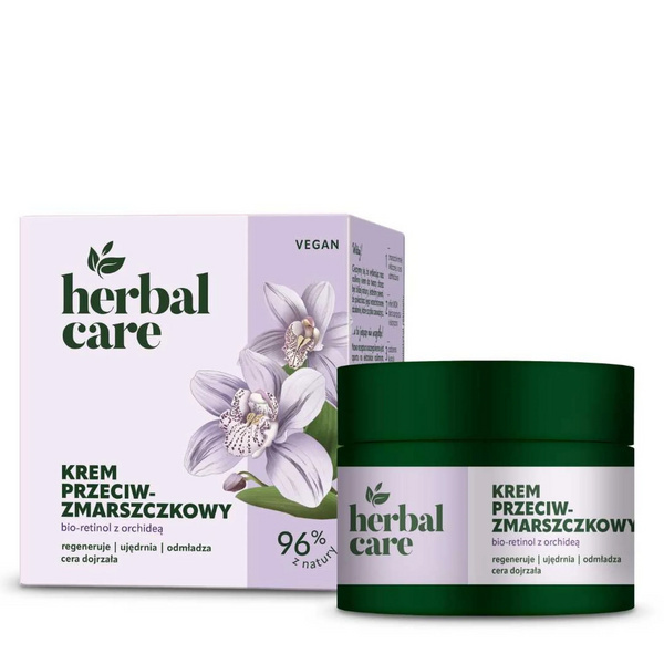 Farmona Herbal Care Przeciwzmarszczkowy Krem Bio-Retinol z Orchideą dla Skóry Dojrzałej na Dzien i na Noc 50ml