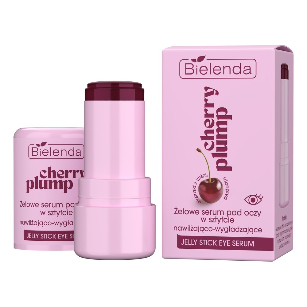 Bielenda Cherry Plump Żelowe serum pod oczy w sztyfcie nawilżająco-wygładzające 7g