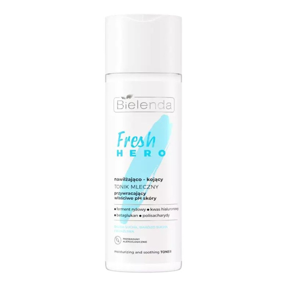Bielenda Fresh Hero Nawilżająco-Kojący Tonik Mleczny dla Skóry Suchej 200ml