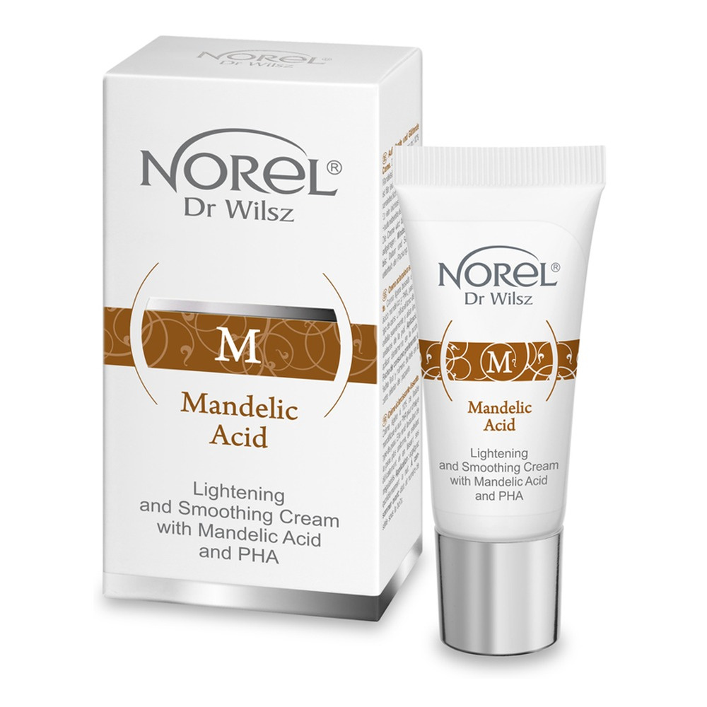 Norel Mandelic Acid Rozjaśniająco Wygładzający Krem z Kwasem Migdałowym i PHA 15ml