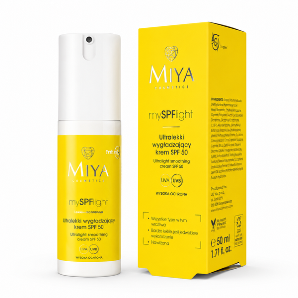 Miya Cosmetics my SPF Light Ultra-Lekki Krem Wygładzający SPF 50 50ml