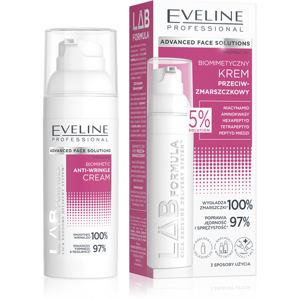 Eveline Lab Formula Biomimetyczny Krem Przeciwzmarszczkowy 50ml
