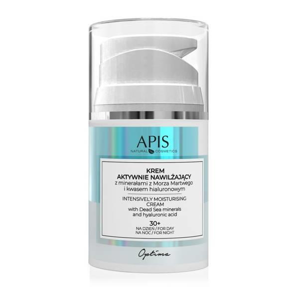 Apis Optima Krem Aktywnie Nawilżający z Minerałami i Kwasem Hialuronowym dla Każdego Rodzaju Cery 50ml