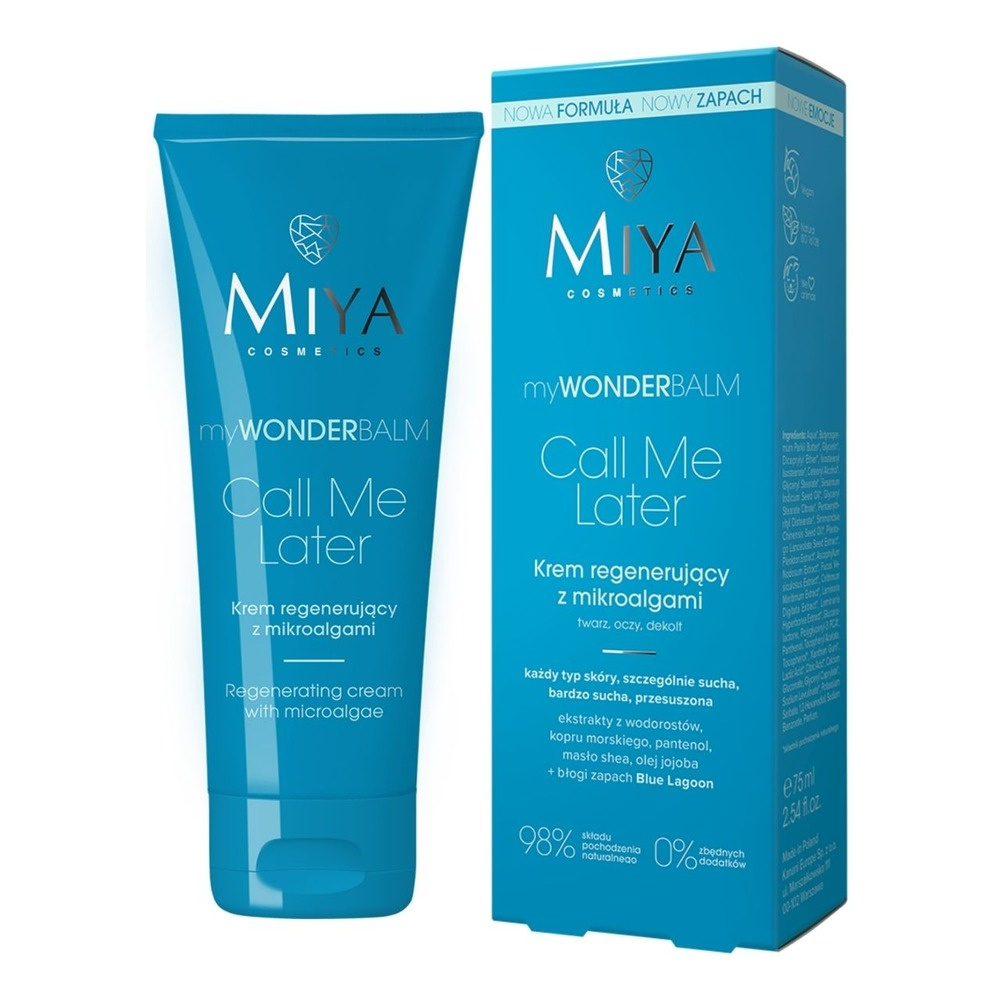 Miya myWONDERBALM Call Me Later Regenerujący Krem z Mikroalgami 75ml