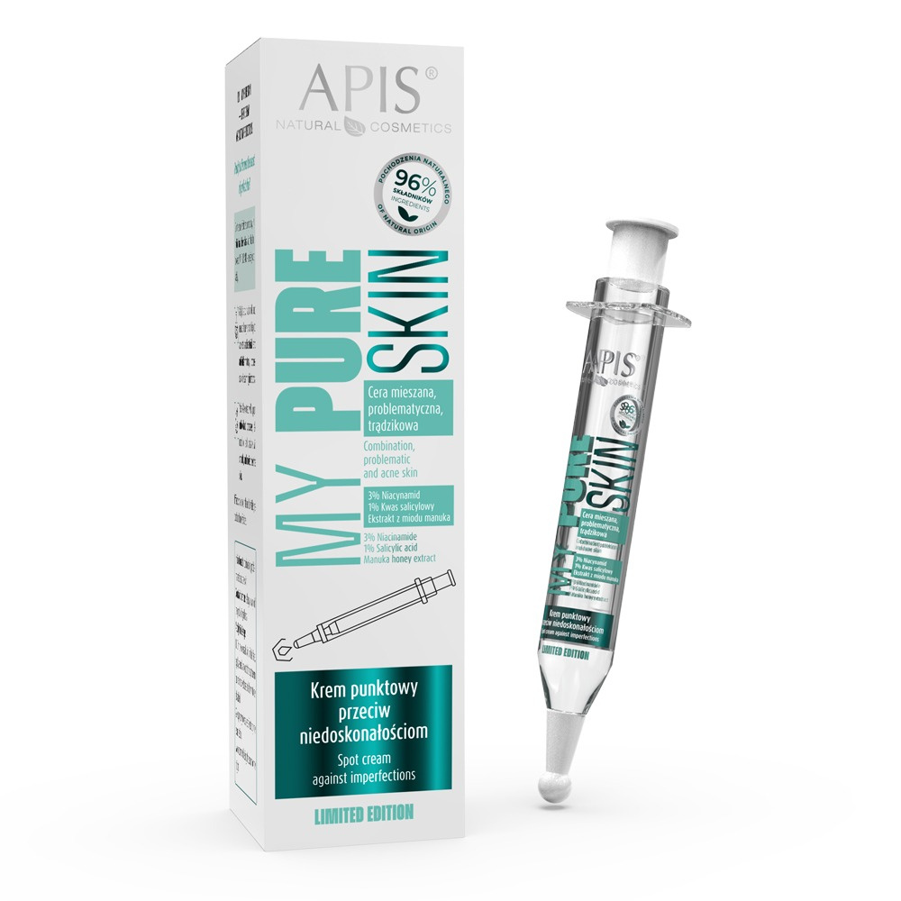Apis My Pure Skin Krem Punktowy Przeciw Niedoskonałościom 10ml