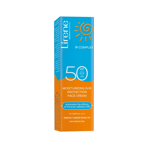 Lirene Uk Sun Nawilżający Krem Przeciwsłoneczny Do Twarzy SPF 50 40ml