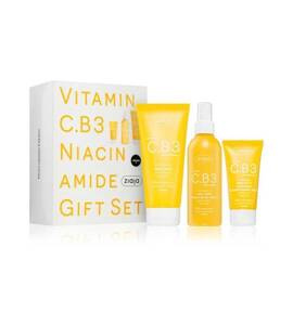 Ziaja Vitamin C.B3 Niacinamide Nawilżający Zestaw Prezentowy 3szt