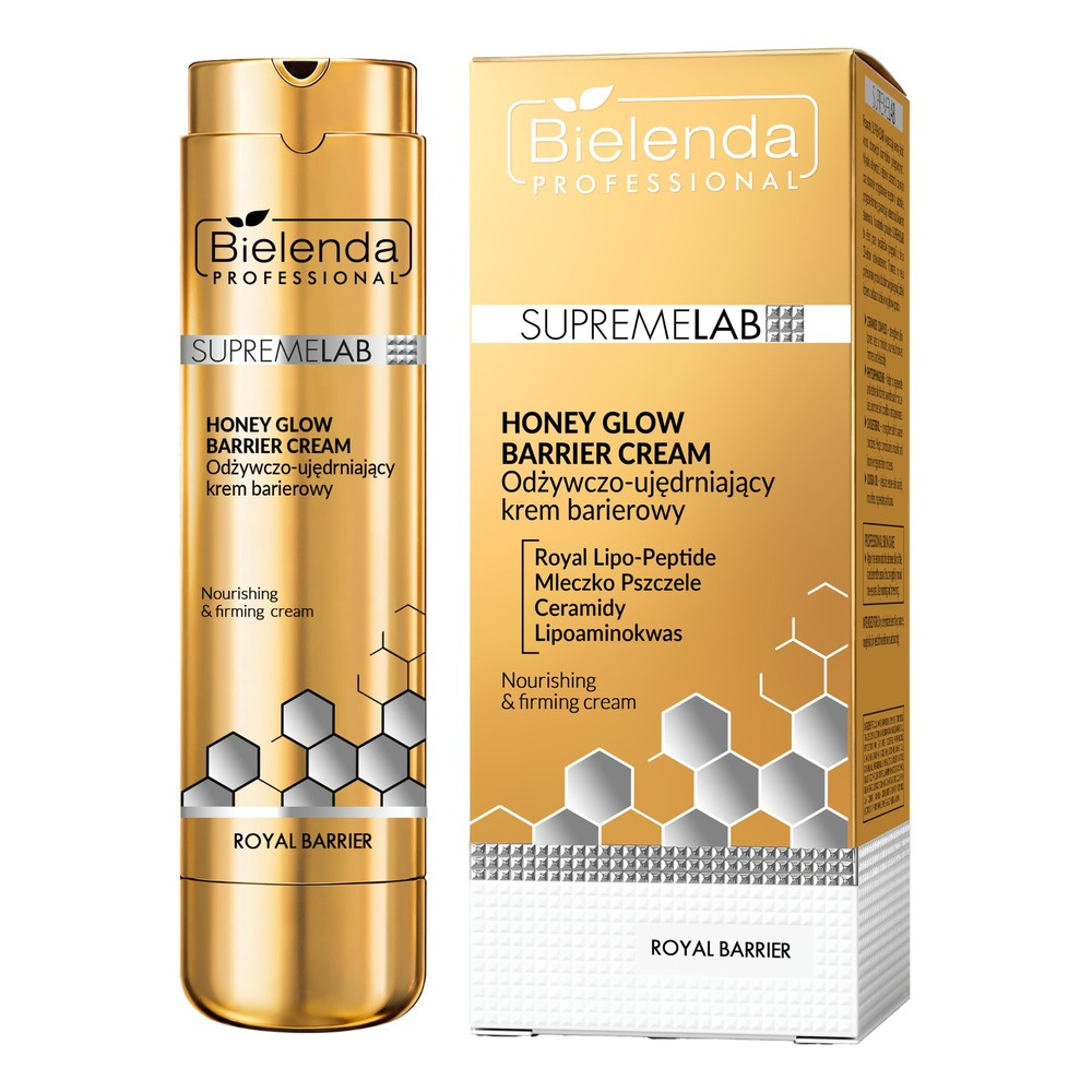 Bielenda Professional ROYAL BARRIER HONEY GLOW BARRIER CREAM Odżywczo-ujędrniający krem barierowy 45ml