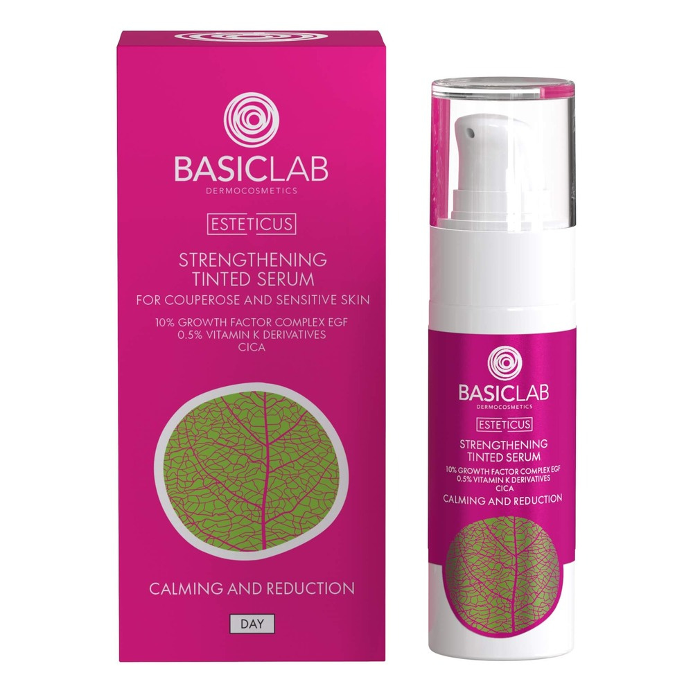 BasicLab Wzmacniająco-tonizujące Serum do Cery Naczynkowej 30ml