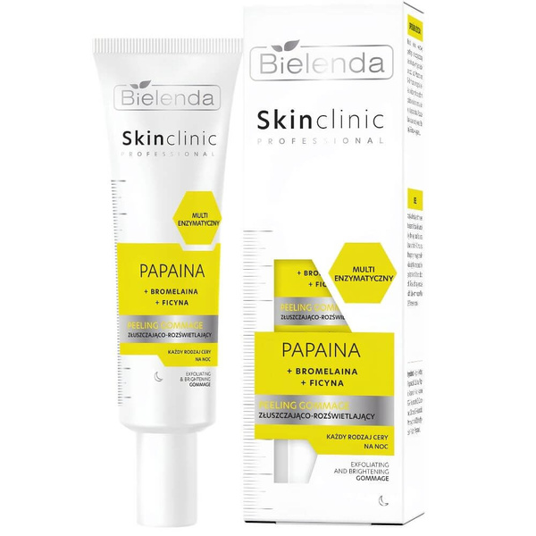 Bielenda Skin Clinic Professional Wieloenzymatyczny Peeling Gommage Rozświetlający 40g