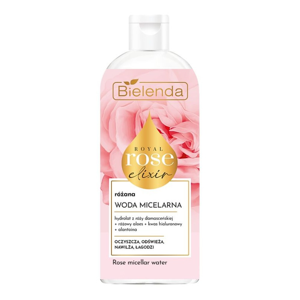 Bielenda Royal Rose Elixir Różana Woda Micelarna Oczyszczająco-Nawilżająca 400ml