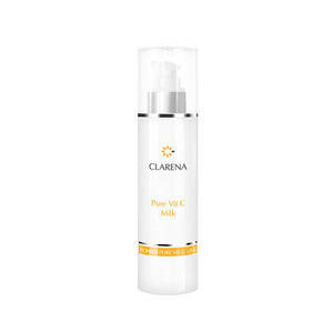 Clarena Power Pure Vit C Line Mleczko do Demakijażu z Witaminą C dla Skóry Szarej z Przebarwieniami 200ml