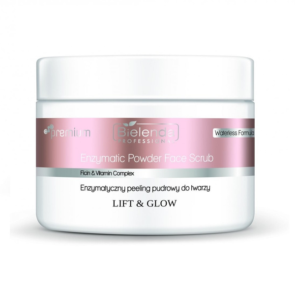 Bielenda Professional Lift & Glow Peeling Enzymatyczny Pudrowy dla Skóry Dojrzałej 150g