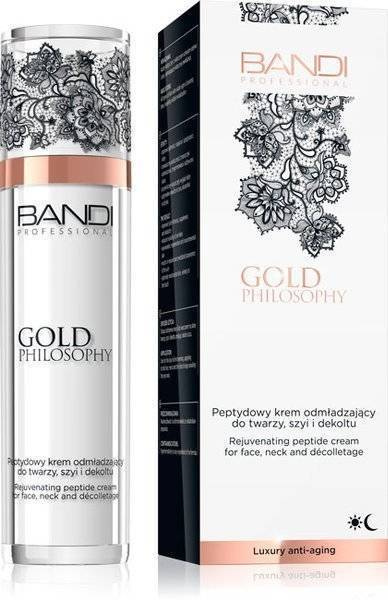 Bandi Gold Philosophy Peptydowy Krem Odmładzający do Twarzy Szyi i Dekoltu 50ml