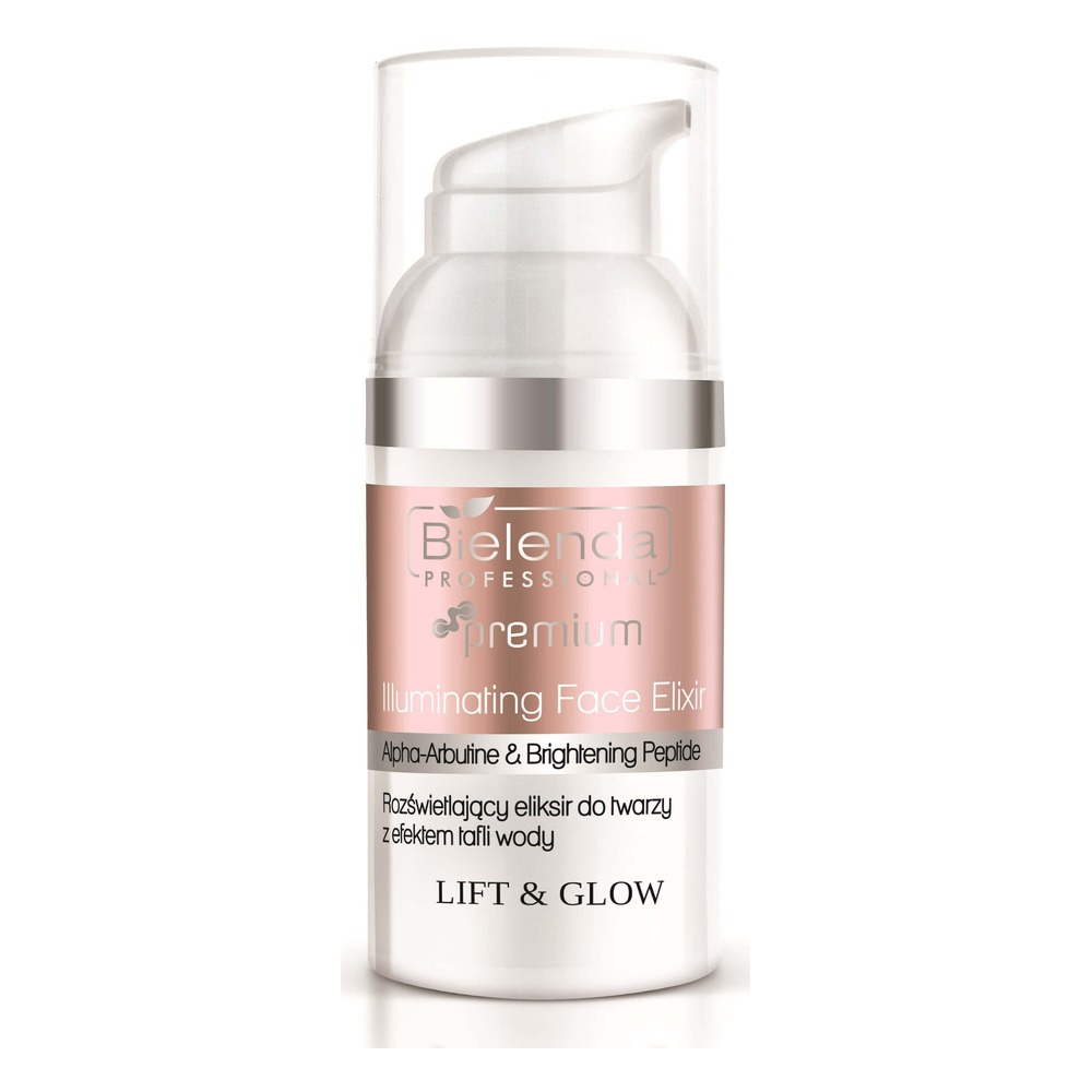 Bielenda Professional Lift & Glow Rozświetlający Eliksir do Twarzy z Efektem Tafli Wody 30ml