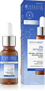 Eveline Face Therapy Professional Serum Shot Kuracja Redukująca Zmarszczki z 2% Kompleksem Retinoidów 18ml