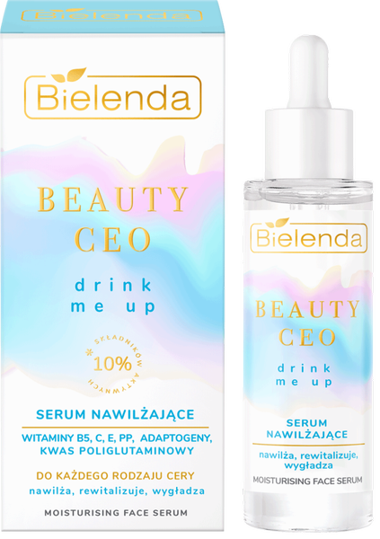 Bielenda Beauty Ceo Drink Me Up Nawilżające Serum dla Każdego Rodzaju Cery 30ml Best Before 28.02.25