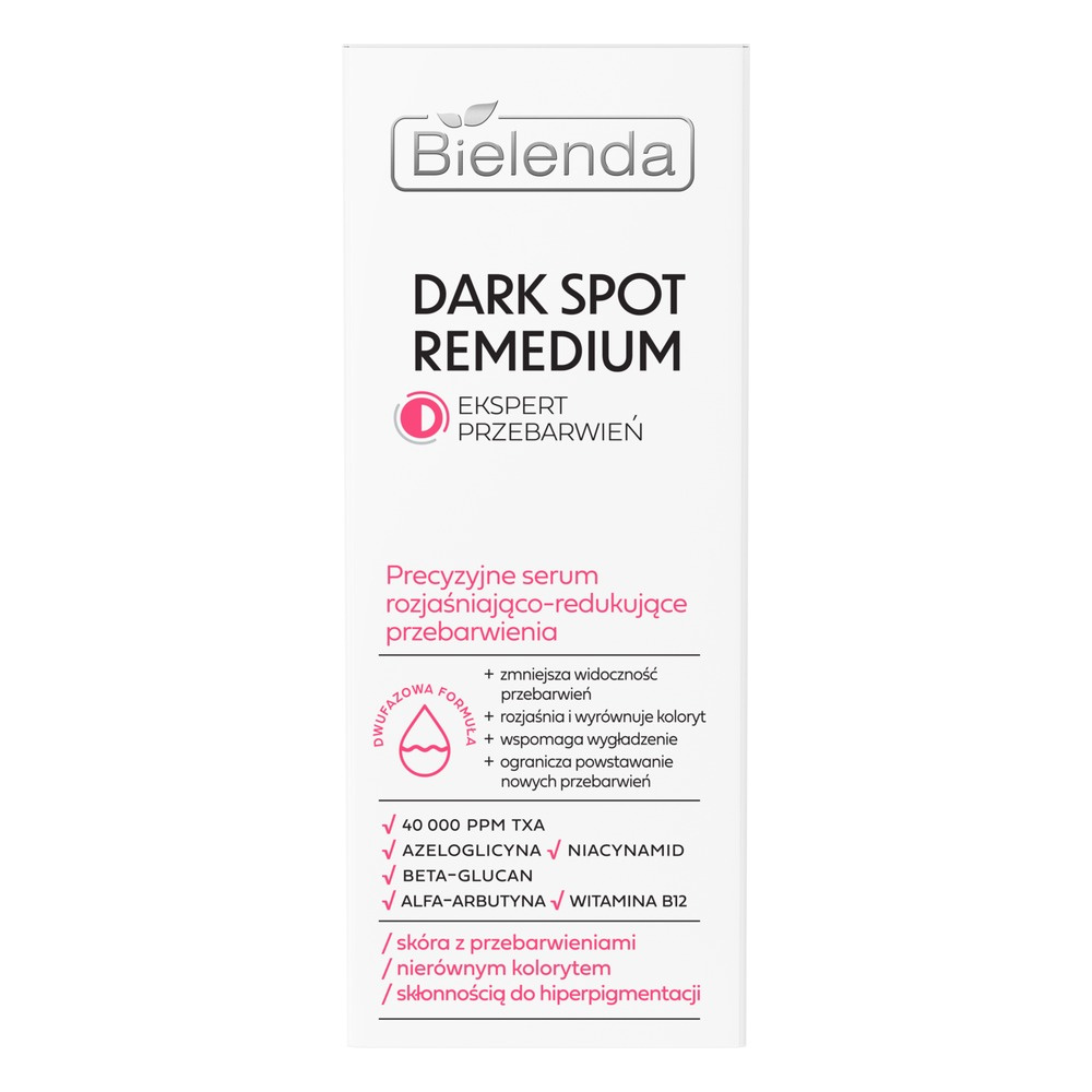 Bielenda Dark Spot Remedium serum do twarzy, precyzyjne, rozjaśniająco-redukujące przebarwienia 30ml