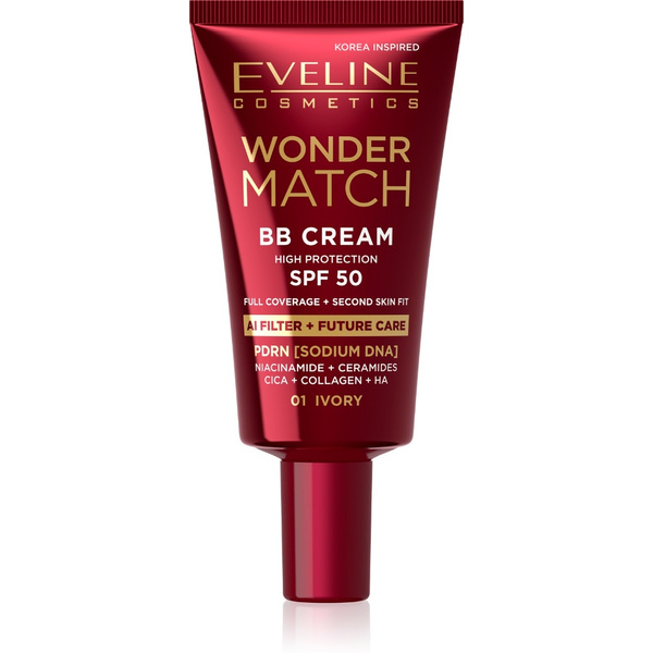 Eveline WONDER MATCH BB CREAM Krem BB wysokiej ochrony SPF50 30ml