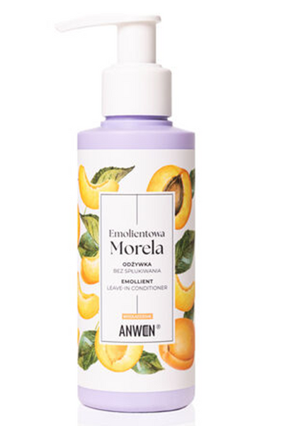 Anwen Emolientowa Morela Odżywka do Wysokiej Porowatości Włosów bez Spłukiwania 150ml