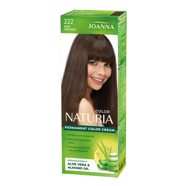 Joanna Naturia Color Farba do Włosów z Proteinami 222 Dziki Kasztan 100ml