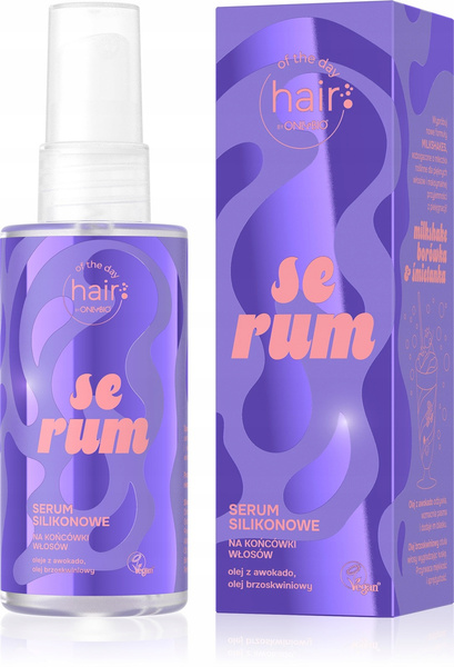 OnlyBio Hair of the Day Wygładzające Serum Silikonowe do Włosów 70ml