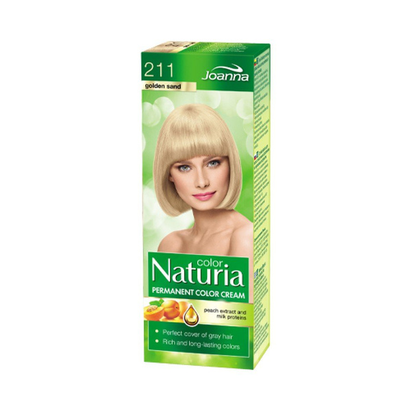 Joanna Naturia Color Farba do Włosów z Proteinami 211 Złoty Piasek 100ml