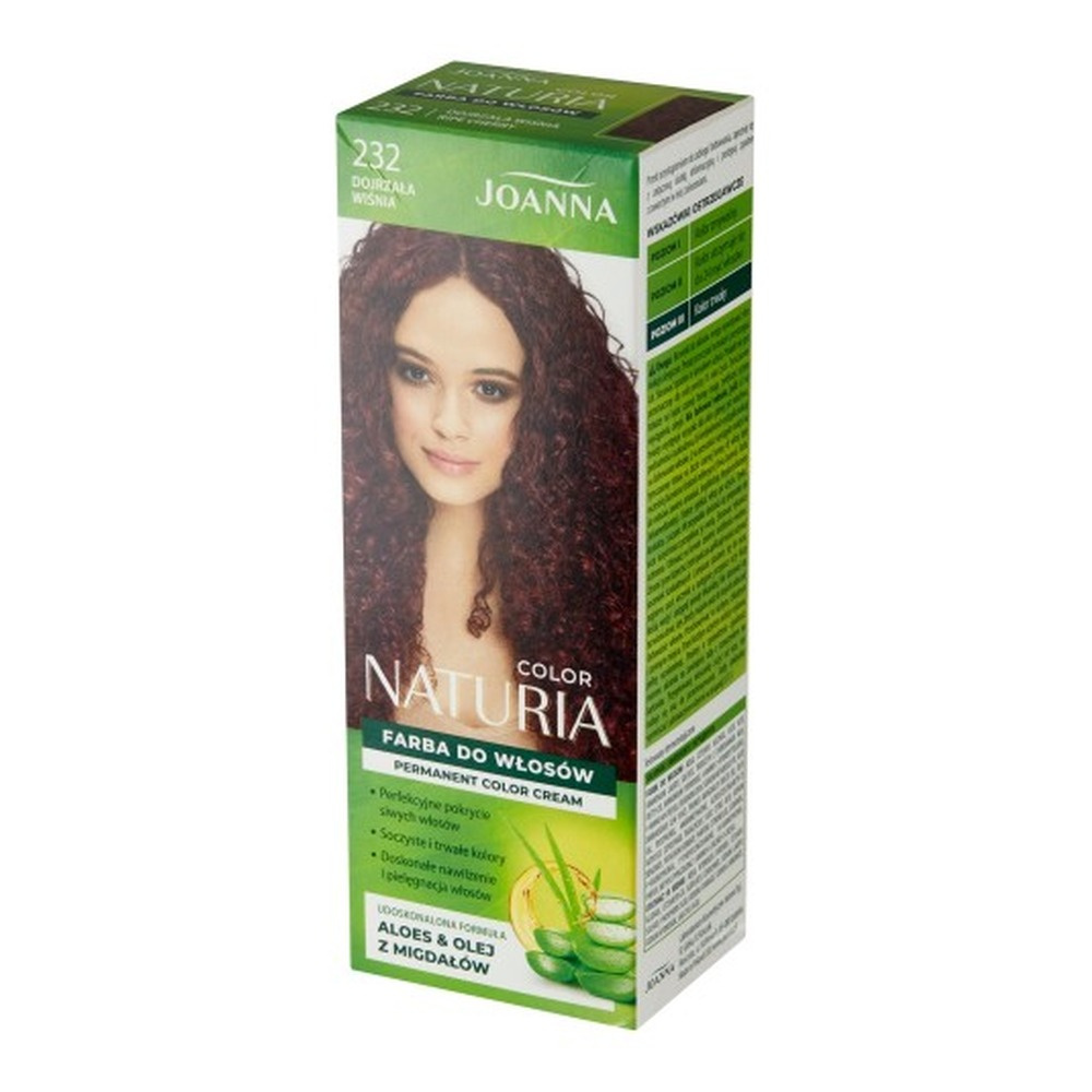 Joanna Naturia Color Farba do Włosów z Proteinami 232 Dojrzała Wiśnia 100ml