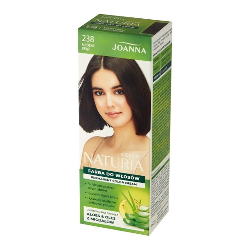 Joanna Naturia Color Farba do Włosów z Proteinami 238 Mroźny Brąz 100ml