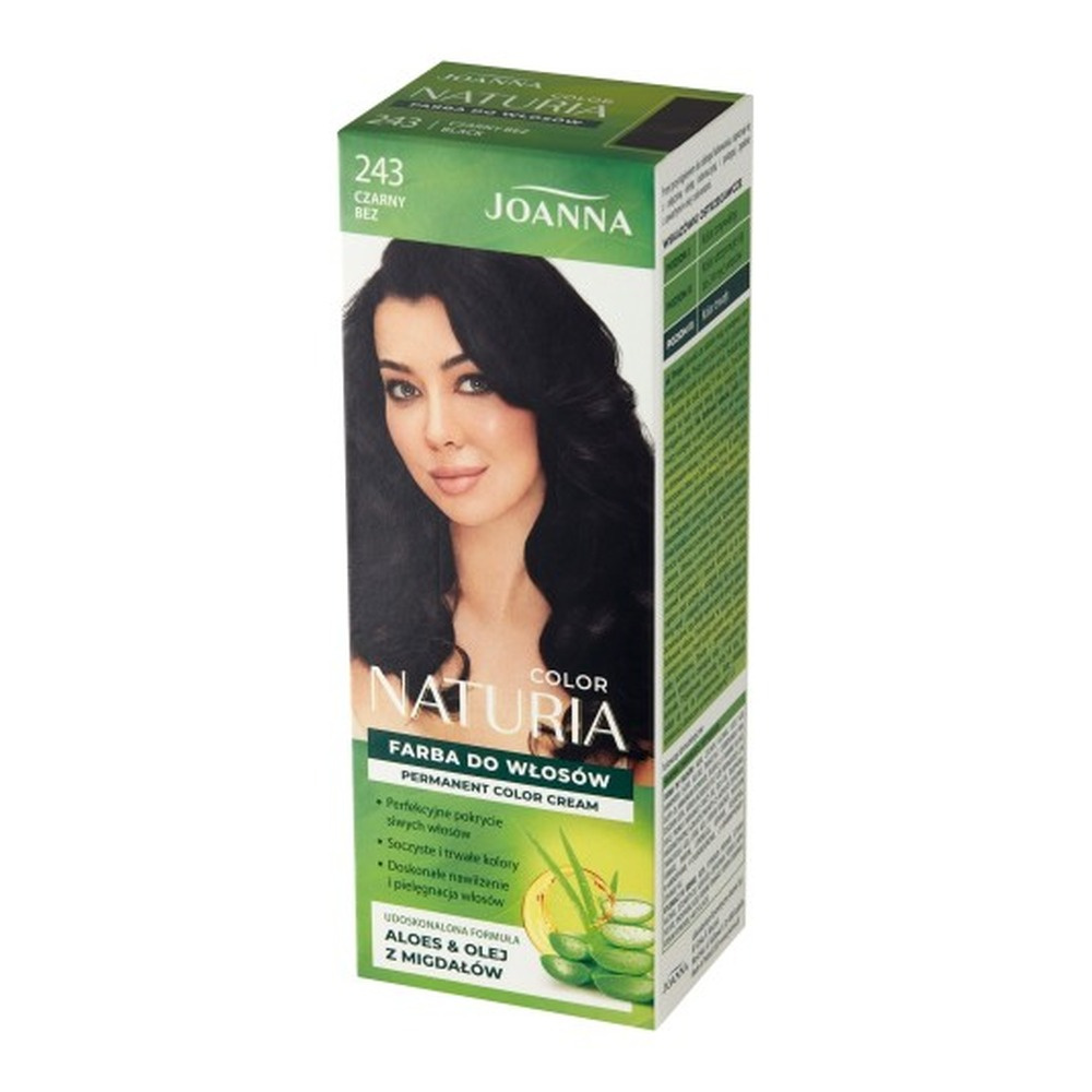 Joanna Naturia Color Farba do Włosów z Proteinami 243 Czarny Bez 100ml
