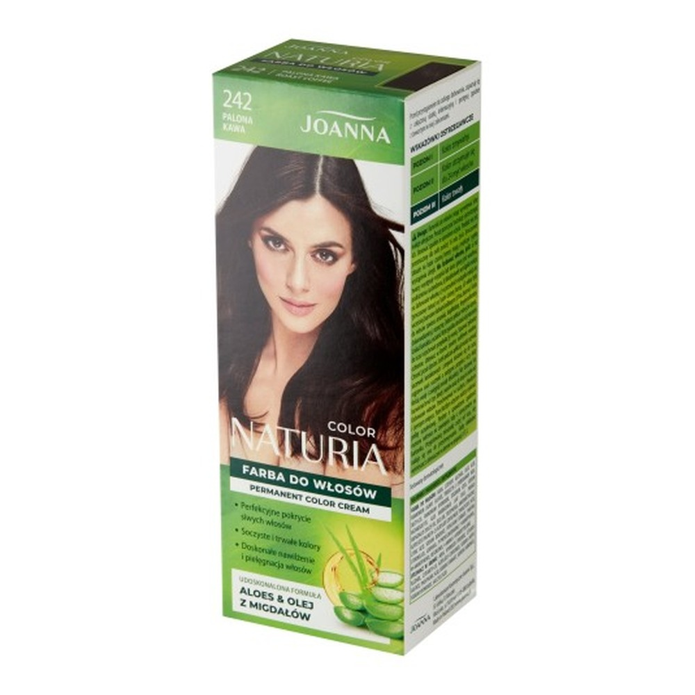 Joanna Naturia Color Farba do Włosów z Proteinami 242 Palona Kawa 100ml