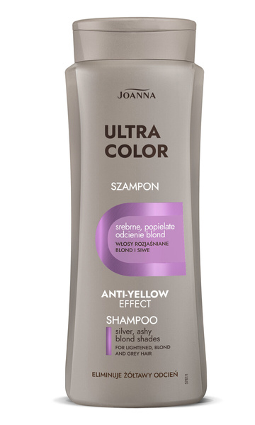 Joanna Ultra Color Szampon Niwelujący Żółte Odcienie Blond 400ml