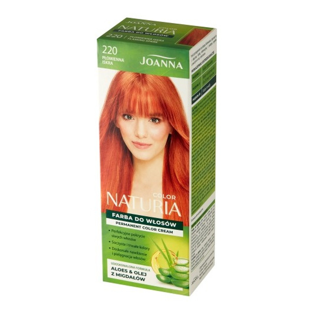 Joanna Naturia Color Farba do Włosów z Proteinami 220 Płomienna Iskra 100ml