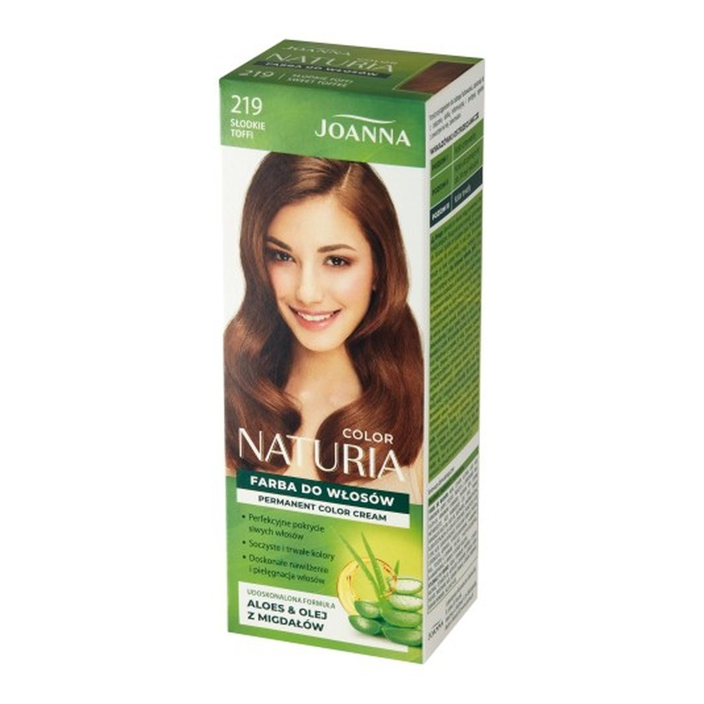 Joanna Naturia Color Farba do Włosów z Proteinami 219 Słodkie Toffee 100ml